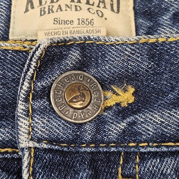 Red Head Jeans Mens 38x32 Blue Denim Fleece Lined Relaxed Fit Warm Winter Pants - Picture 4 of 8